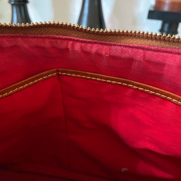 Dooney & Bourke Turquoise, purple Gretta crossbody/shoulder bag, leather, Small - Picture 11 of 16